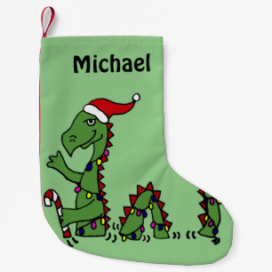 Petite Chaussette De Noël Bas drôle de Noël de monstre de Loch Ness