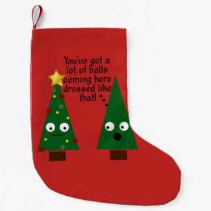 Petite Chaussette De Noël Bas drôle de Noël de plaisanterie