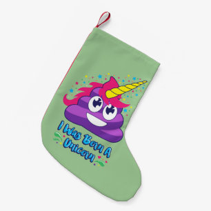 Petite Chaussette De Noël Bas né de Noël d'Emoji de dunette de licorne