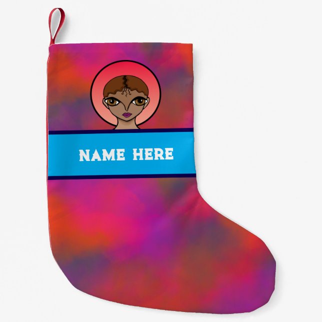 Petite Chaussette De Noël Bas personnalisable (Devant)