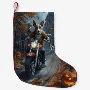 Petite Chaussette De Noël Basenji équitation moto Halloween effrayant