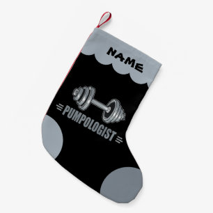 Petite Chaussette De Noël Bâtiment de corps d'haltérophilie