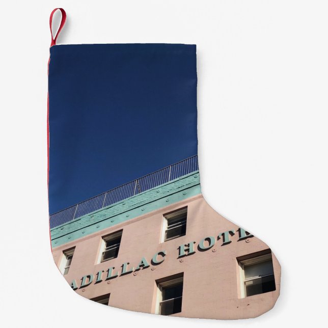 PETITE CHAUSSETTE DE NOËL BÂTIMENT DE L'HÔTEL CADILLAC (Devant)