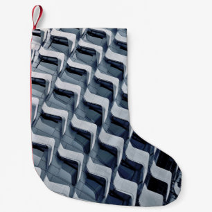 Petite Chaussette De Noël Bâtiment en hauteur gris