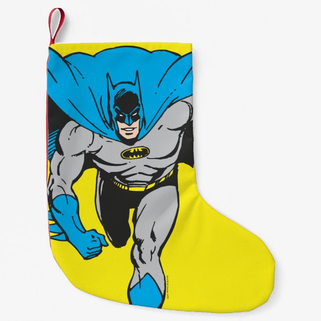 Petite Chaussette De Noël Batman Runs Forward (Devant)
