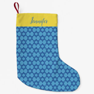 Petite Chaussette De Noël Beauté juive d'étoile de David de Hanoukka
