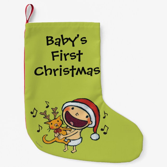 Petite Chaussette De Noël Bébé de La de La de fa de Leslie Patricelli (Devant)