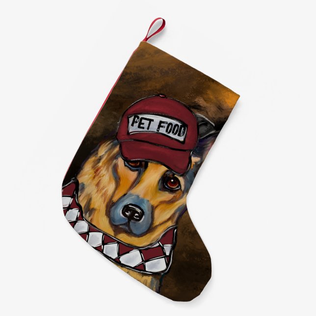 Petite Chaussette De Noël Berger Allemand        (Devant (Accrochage))