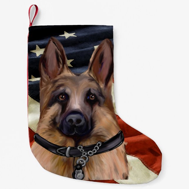 PETITE CHAUSSETTE DE NOËL BERGER ALLEMAND (Devant)