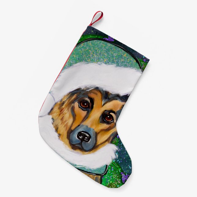 Petite Chaussette De Noël Berger allemand (Devant (Accrochage))