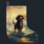 Petite Chaussette De Noël Bernedoodle Beach Surf Peinture<br><div class="desc">Plongez dans le monde ludique de l'aventure canine avec cette peinture captivante. Un chien en ébullition se rend aux vagues, chevauchant habilement le surf sur une plage baisée par le soleil. L'oeuvre d'art vibrante capte magnifiquement l'essence de l'excitation au bord de la plage tandis que le chien court sans crainte...</div>