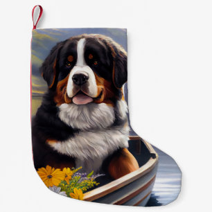 Petite Chaussette De Noël Bernese Mountain sur une pagaie : Une aventure pan
