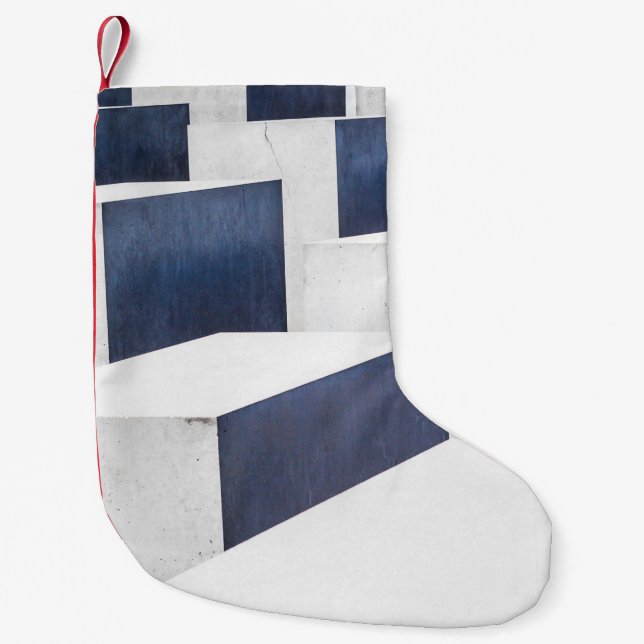 Petite Chaussette De Noël Béton blanc (Devant)