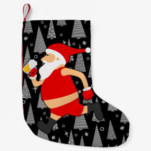 Petite Chaussette De Noël bières amusantes santa claus