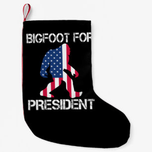 Petite Chaussette De Noël Bigfoot pour président drôle Bigfoot