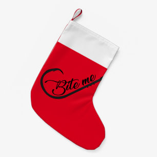 Petite Chaussette De Noël Bite Me Funny Fishing Hook