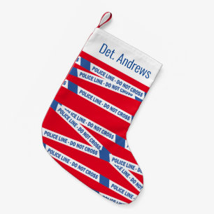 Petite Chaussette De Noël Bleu de la police britannique ne transcende pas la