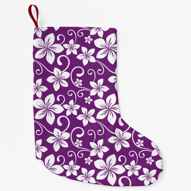 PETITE CHAUSSETTE DE NOËL BLEU HAWAII (PLUM) (Devant)