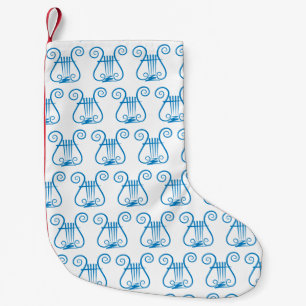 Petite Chaussette De Noël Blue Lyre