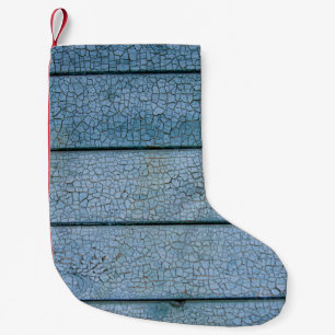 Petite Chaussette De Noël Bois blanc et noir