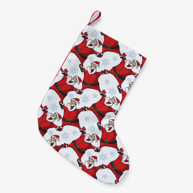 Petite Chaussette De Noël Bon Père Noël (Devant (Accrochage))