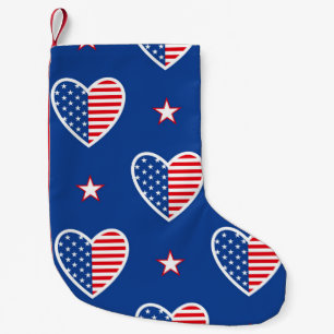 Petite Chaussette De Noël Bonne fête de l'indépendance Etats-Unis d'Amérique