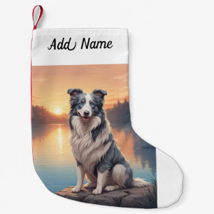 Petite Chaussette De Noël Border Collie