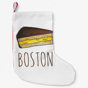 Petite Chaussette De Noël Boston Massachusetts Cream Pie Slice Bakery