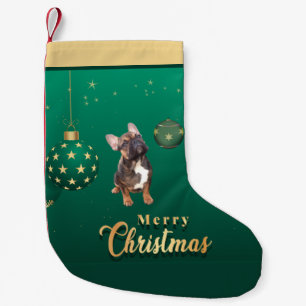 Petite Chaussette De Noël Bouledogue français Noël Bulldog français