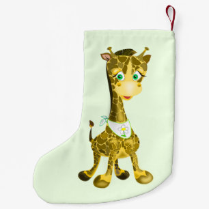 Petite Chaussette De Noël Boutique de Noël pour bébé Giraffe - personnalisab
