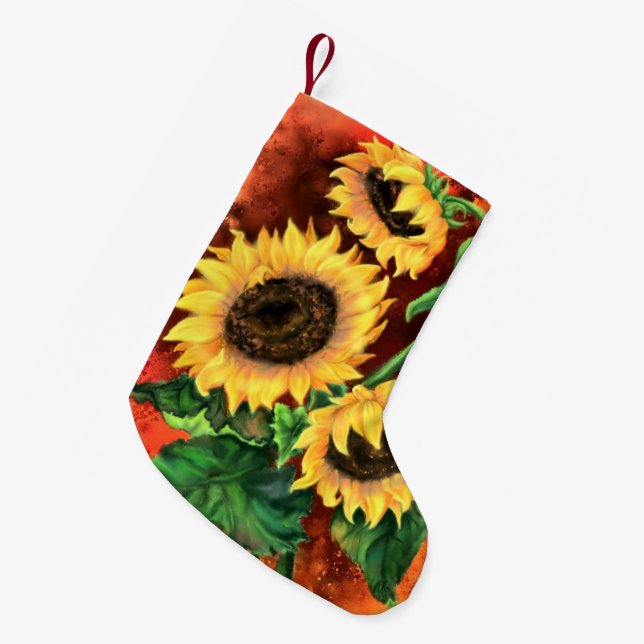 Petite Chaussette De Noël Boutique de Noël tournesol (Devant (Accrochage))