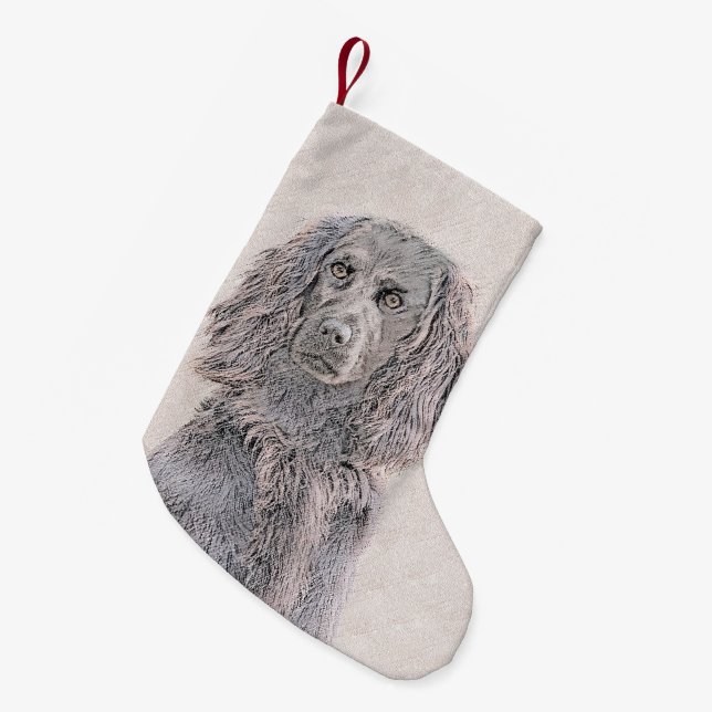 Petite Chaussette De Noël Boykin Peinture Espagnole - Cute Original Chien Ar (Devant (Accrochage))