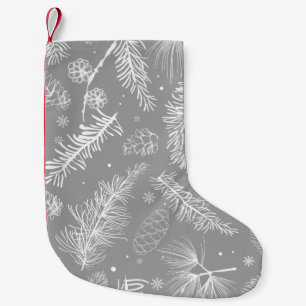 Petite Chaussette De Noël Branches et pin 4