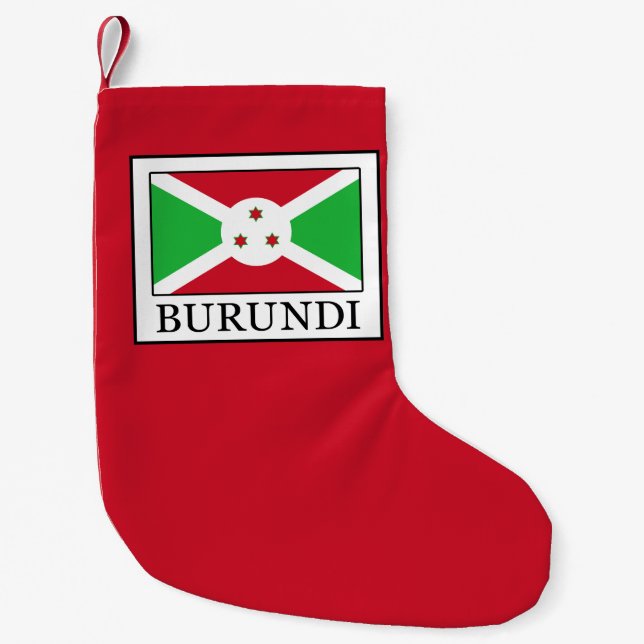 Petite Chaussette De Noël Burundi (Devant)