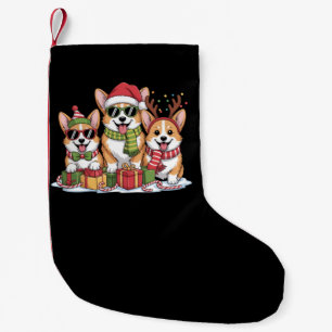 Petite Chaussette De Noël Cadeau de Noël pour maman amoureuse de chiens Corg