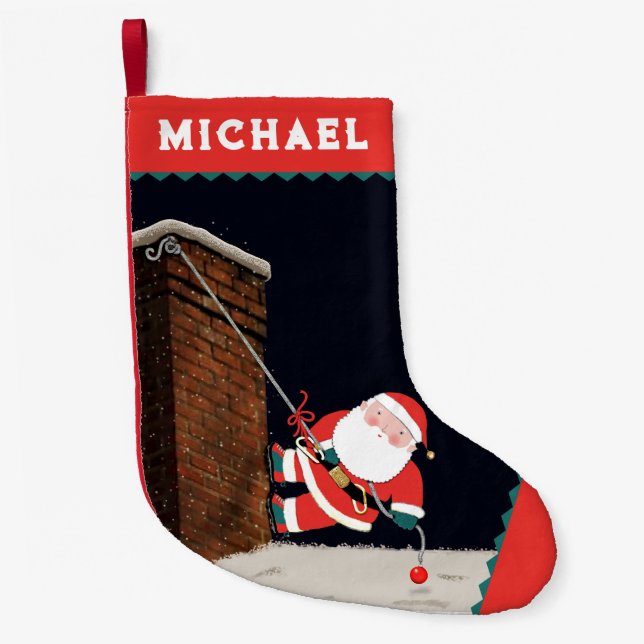 Petite Chaussette De Noël Cadeau de vacances pour l'escalade (Devant)