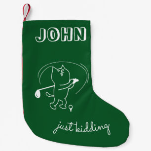 PETITE CHAUSSETTE DE NOËL CADEAU DRÔLE DE NOËL DE GOLF POUR DES GOLFEURS,