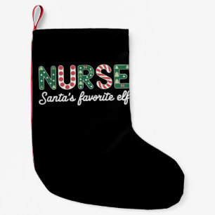 Petite Chaussette De Noël Cadeaux de la journée de l'infirmière de la vie d'