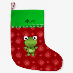 Petite Chaussette De Noël Cadeaux de Noël nommés personnalisés de rouge d