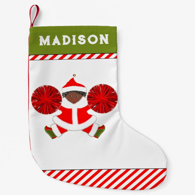 Petite Chaussette De Noël Cadeaux de vacances pour meneuse de claque (Devant)