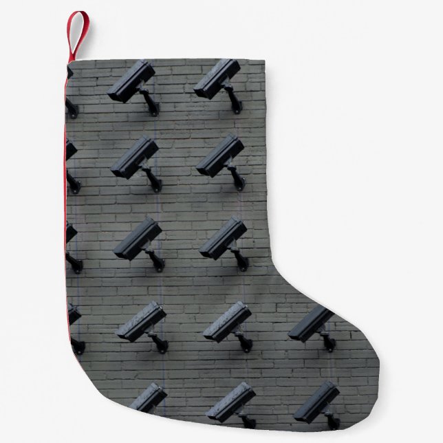Petite Chaussette De Noël Caméras de sécurité couleur intégrée (Devant)