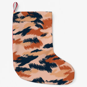 Petite Chaussette De Noël Camouflage Abstrait : Papier peint Vintage sans co