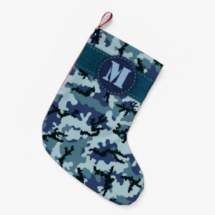 Petite Chaussette De Noël Camouflage de la marine