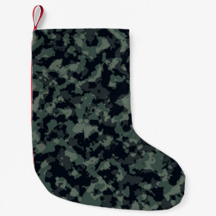 Petite Chaussette De Noël Camouflage texture militaire