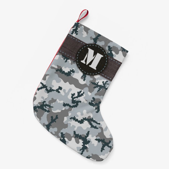Petite Chaussette De Noël Camouflage urbain (Devant (Accrochage))