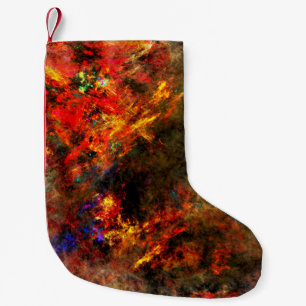 Petite Chaussette De Noël Canvas paint stroke fractal math