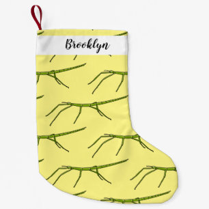 Petite Chaussette De Noël Caricature de mignon rouge vert avec des visages h