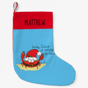 Petite Chaussette De Noël Caricature de Noël de Noël de Noël amusant Père No