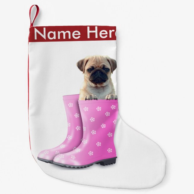 Petite Chaussette De Noël Carlin (Devant)