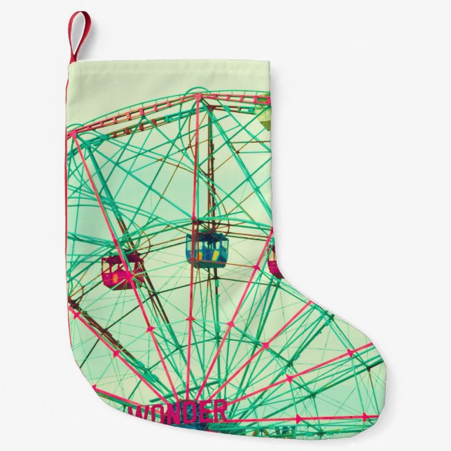 Petite Chaussette De Noël Carnaval d'été de Retro Pop (Devant)